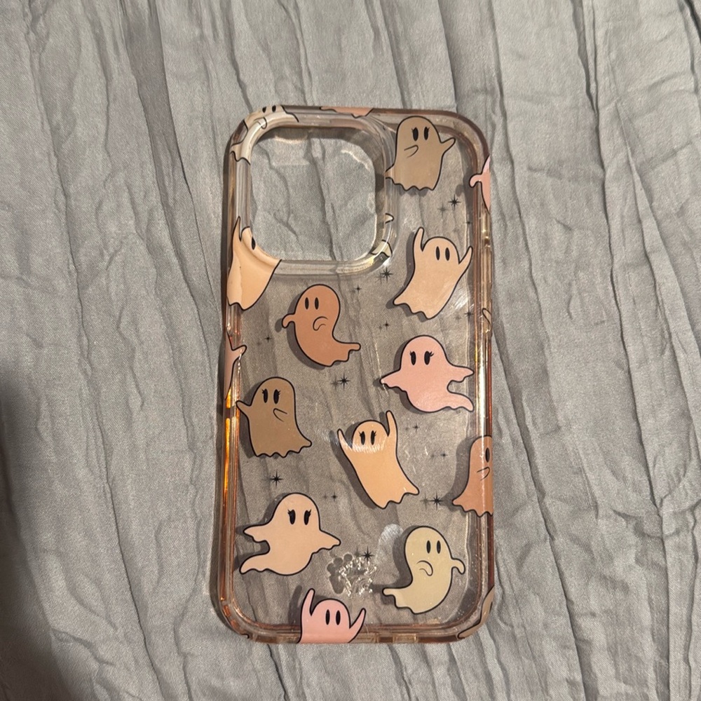 Velvet Caviar Ghosts Neutral iPhone 14 Pro Case